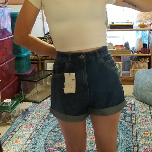 Zara Pants - NWT Zara Mom Fit jean shorts